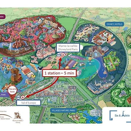 Studio Emotion 4P - Train Station 200M - Disneyland Paris 5 Min Μοντεβρέν Εξωτερικό φωτογραφία